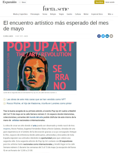 El encuentro artístico más esperado del mes de mayo - Expansion | Helarea