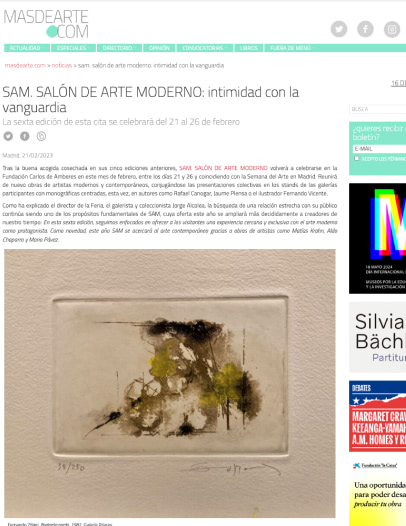 SAM. SALÓN DE ARTE MODERNO: intimidad con la vanguardia